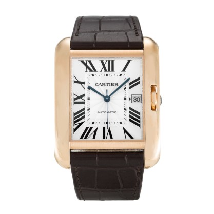 UK Rose Gold Cartier Replica Tank Anglaise W5310004-36.2 MM